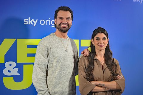 Sind beide bald ganz privat zu sehen in einer Doku-Serie: Yeliz Koç (r) und Jimi Blue Ochsenknecht. Foto: Malin Wunderlich/dpa