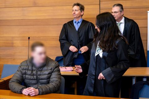 Der Angeklagte im Eiskeller-Prozess