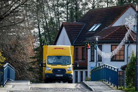 DHL-Lieferwagen