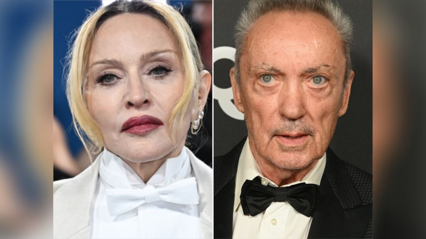 Madonna verabschiedet sich von Udo Kier.
