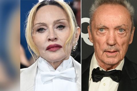 Madonna verabschiedet sich von Udo Kier.