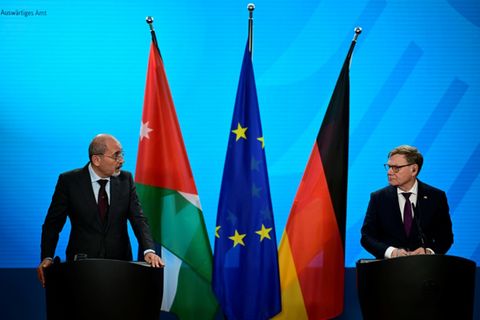 Ajman Safadi (L) und Johann Wadephul (R)