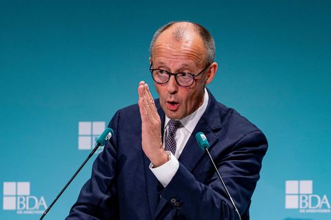 Friedrich Merz bei den Arbeitgebern: Rente ist das große Thema
