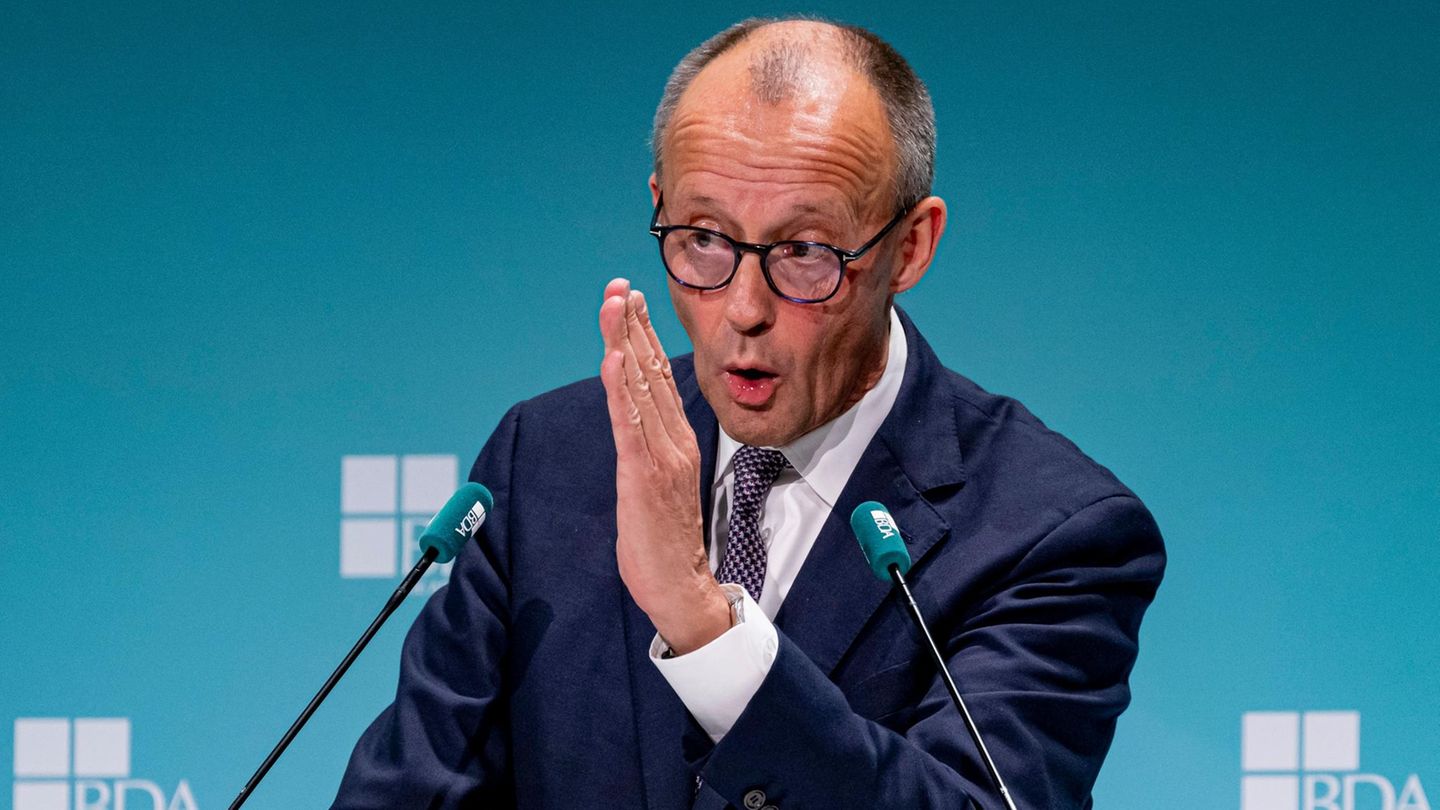 Friedrich Merz bei den Arbeitgebern: Rente ist das große Thema