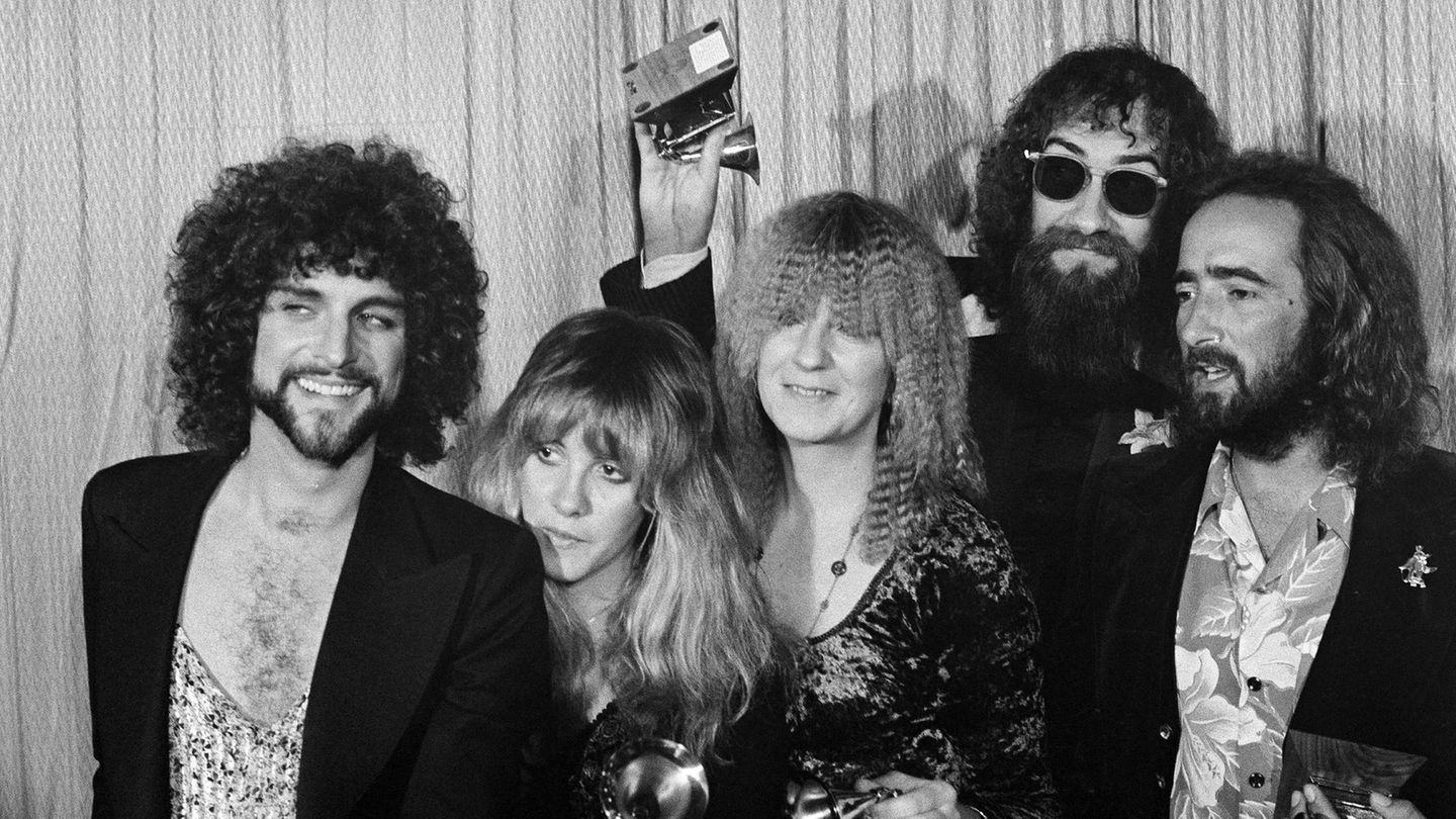 1978 erhielten John McVie (r) und Fleetwood Mac den Grammy in der Kategorie Album des Jahres für "Rumours". (Archivbild) Foto: R