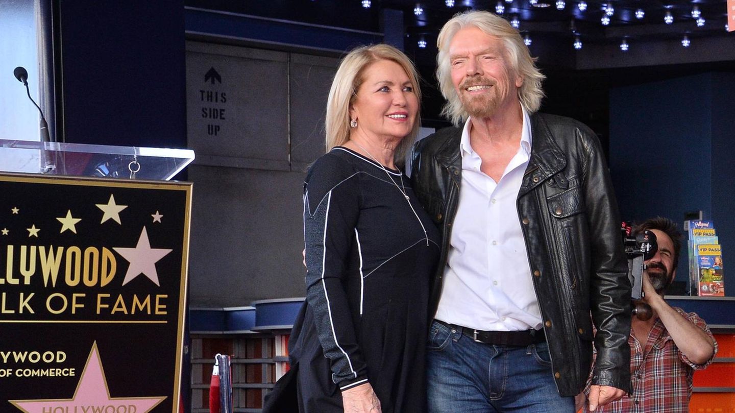 Richard Branson und Joan Branson