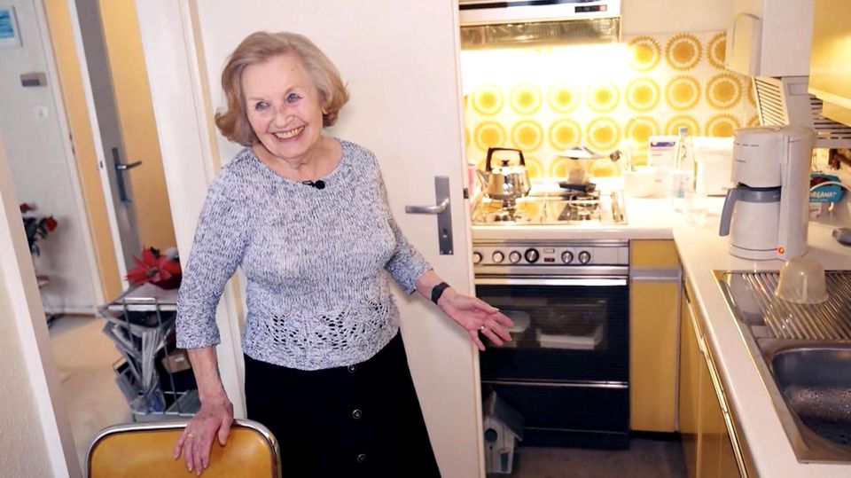 Paula Hilsemer in ihrer Küche