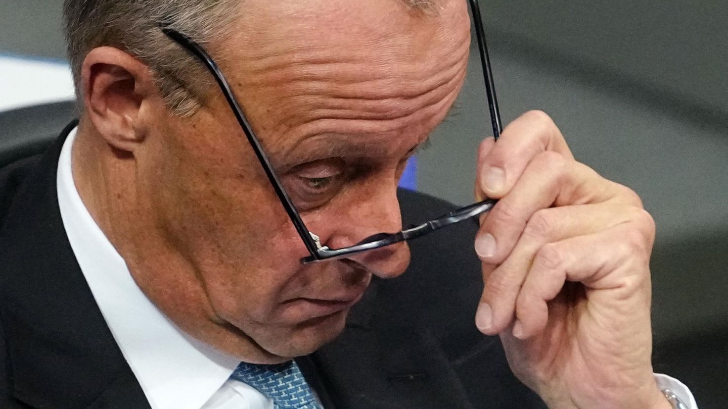 Bundeskanzler Friedrich Merz im Bundestag
