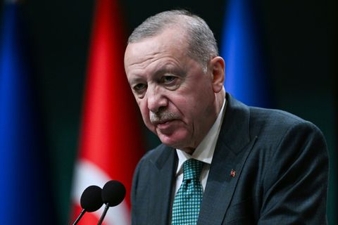 Der türkische Präsiden Recep Tayyip Erdogan