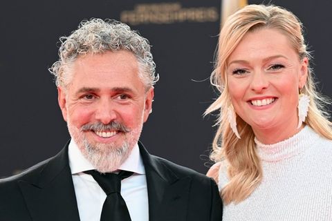 Roland Trettl und Miriam Höller beim Deutschen Fernsehpreis 2025.