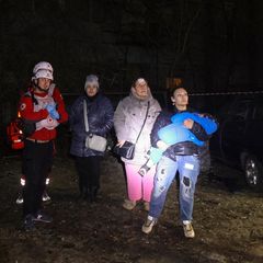 Ukraine: Menschen im Dunkeln