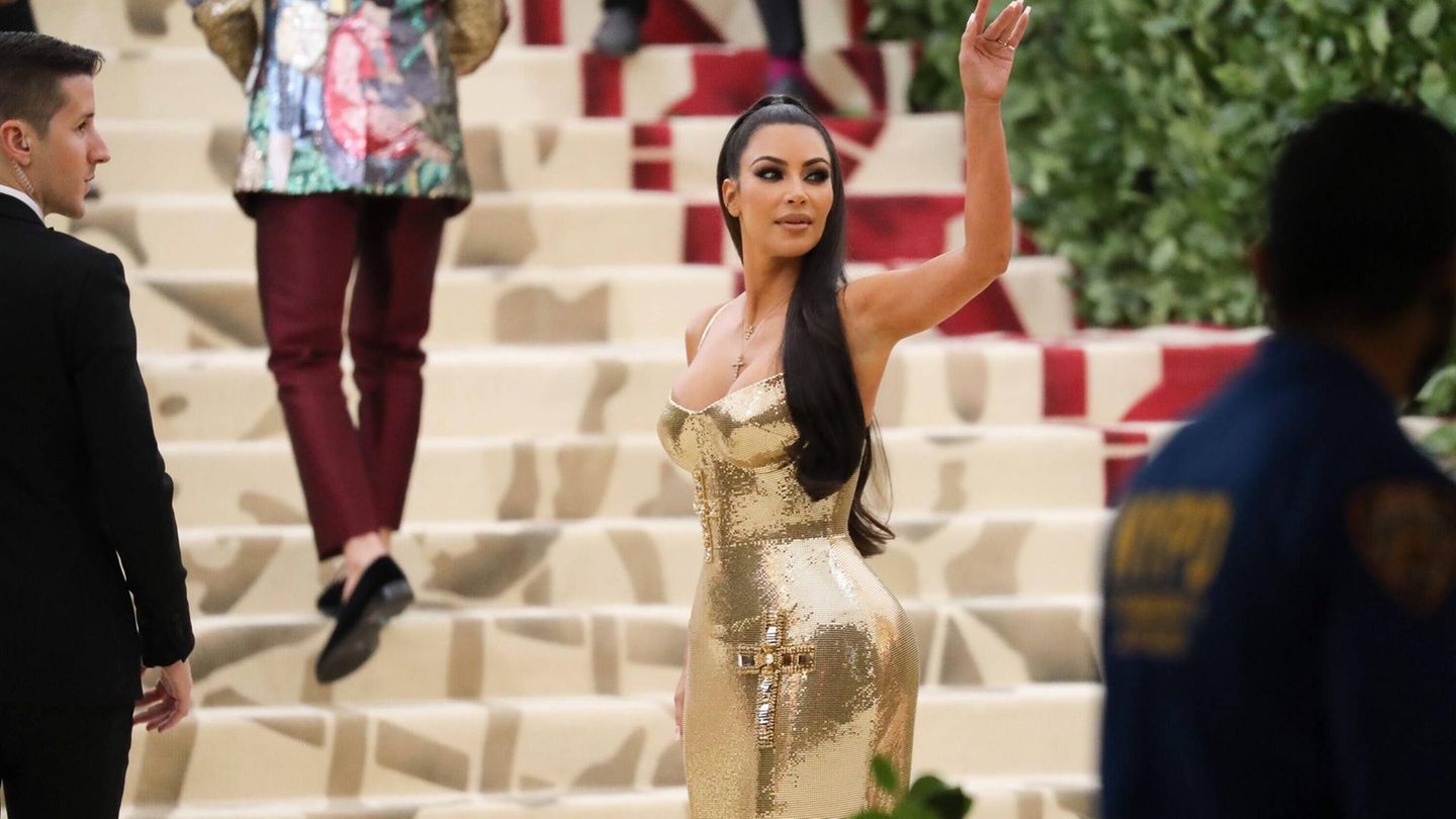 Kim Kardashian bei der Met-Gala im Jahr 2018