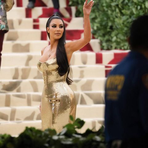 Kim Kardashian bei der Met-Gala im Jahr 2018