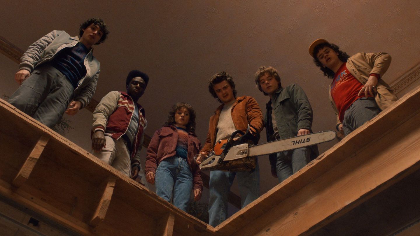 Die Freunde aus Hawkins machen in der letzten "Stranger Things"-Staffel Jagd auf den bösartigen Vecna. Foto: -/Netflix/dpa