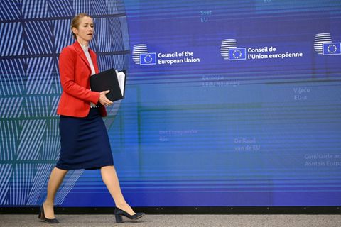 Kallas am Mittwoch in Brüssel