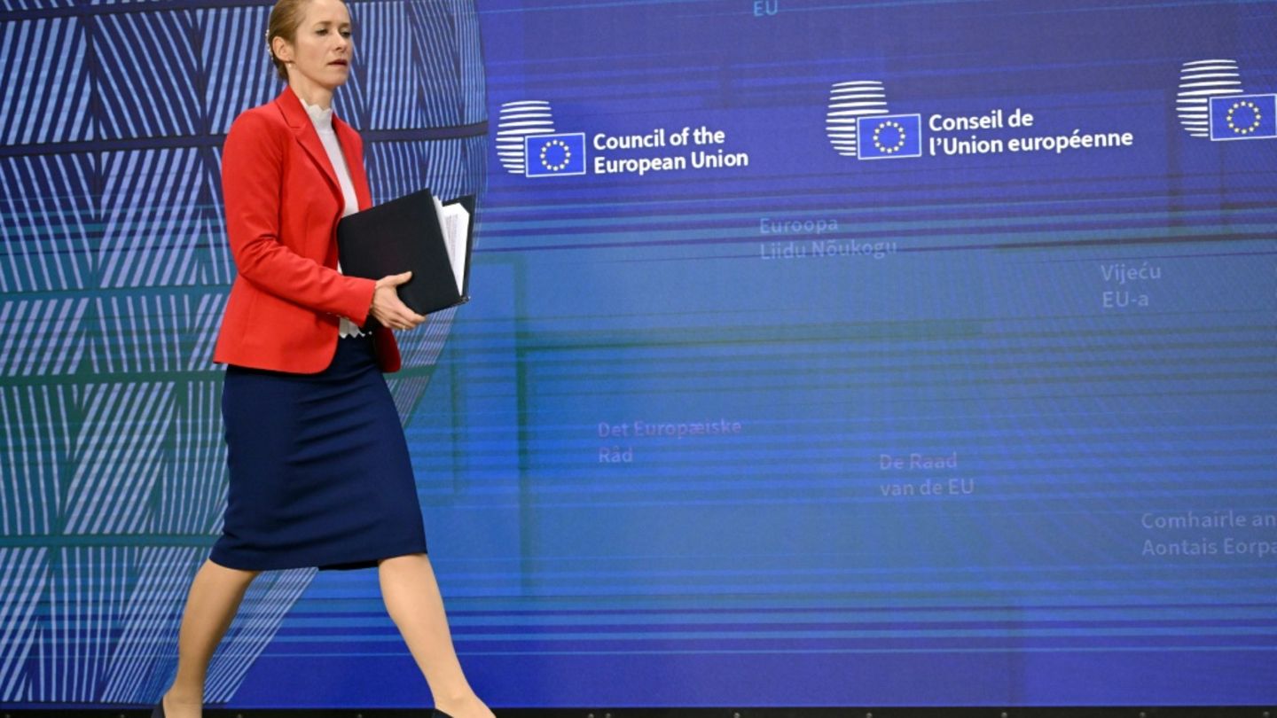 Kallas am Mittwoch in Brüssel