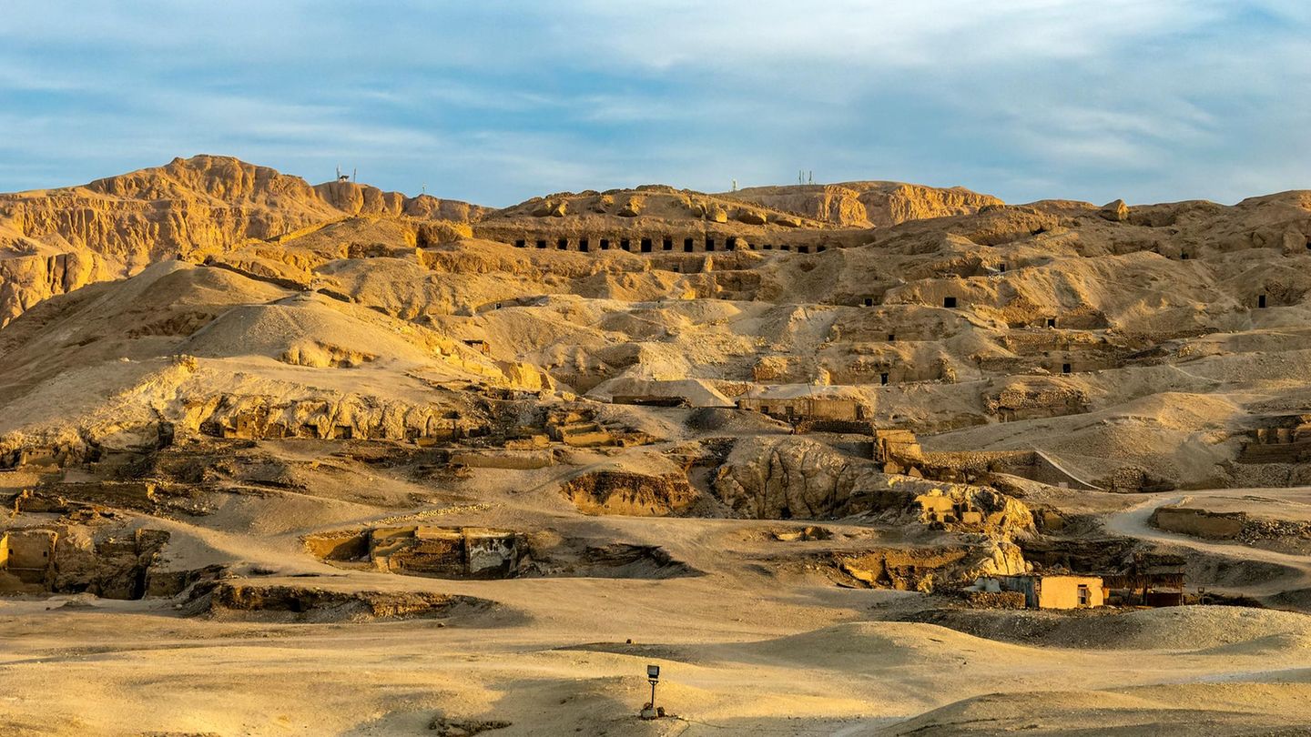 Ägyptische Gräber nahe dem Tal der Könige