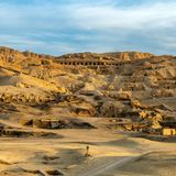 Ägyptische Gräber nahe dem Tal der Könige