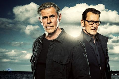 Der Spielfilm "Morden im Norden - Weil du böse bist" mit Sven Martinek (l.) und Ingo Naujoks steht an.