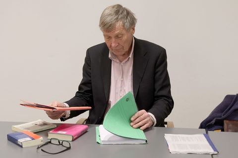 Ernst Hörmann aus Bayern stand im Rahmen eines Berufungsverfahrens erneut vor Gericht, weil er als Mitglied der "Letzten Generat