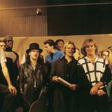 George Michael mit Band Aid bei der Aufnahme von "Do they know it's Christmas"