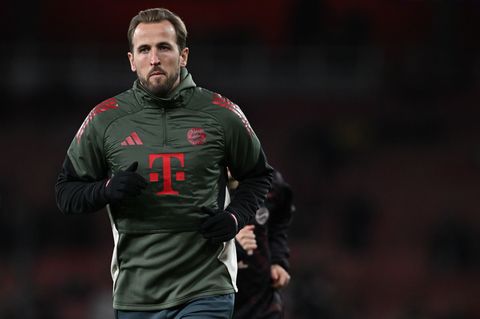 Harry Kane besitzt beim FC Bayern einen Vertrag bis Sommer 2027. Foto: Sven Hoppe/dpa