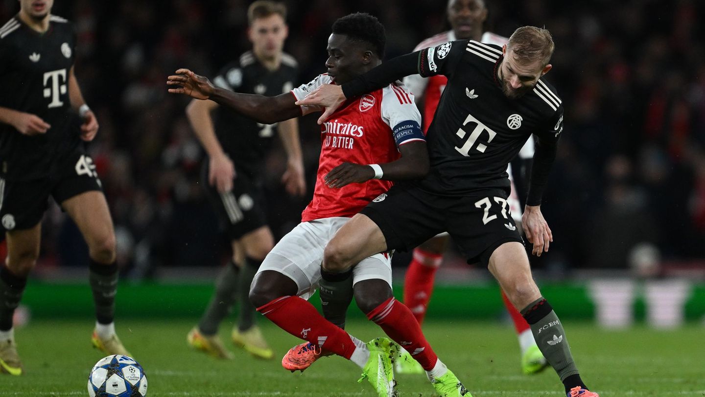 Der FC Bayern war zum Spitzenspiel in London zu Gast. Foto: Sven Hoppe/dpa