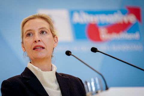 "Mache mir immer Sorgen über die Wege, die unsere Leute gehen müssen": AfD-Chefin Alice Weidel. Foto: Kay Nietfeld/dpa