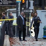 Einsatzkräfte ermitteln am Ort des Vorfalls