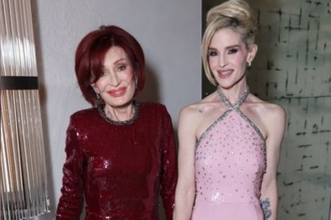 Sharon Osbourne (l.) und Kelly Osbourne bei dem Event in London.