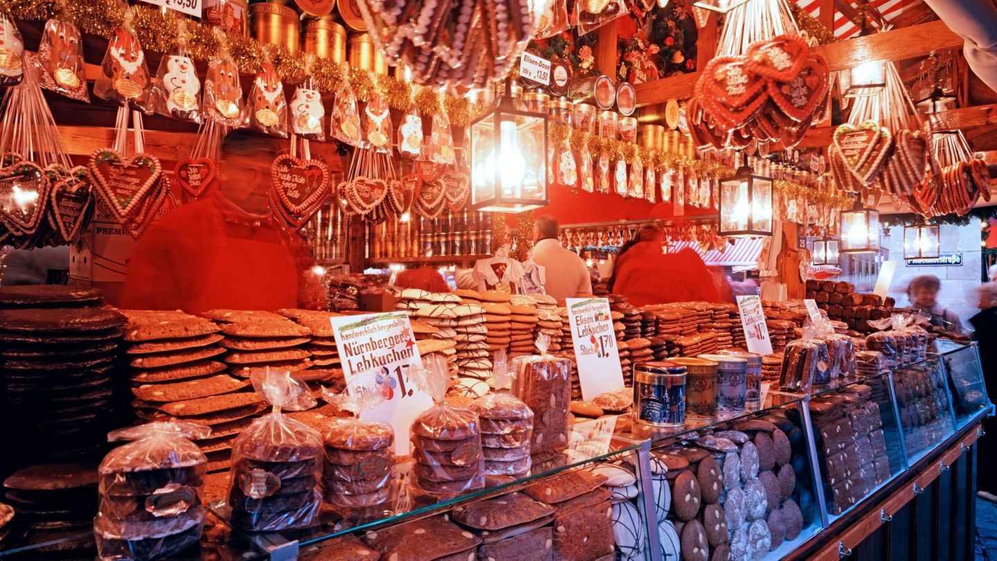 Nürnberger Lebkuchen auf dem Markt
