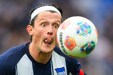 Hertha Kapitän Fabian Reese spielte über drei Jahre in Kiel. (Archivbild) Foto: Robert Michael/dpa