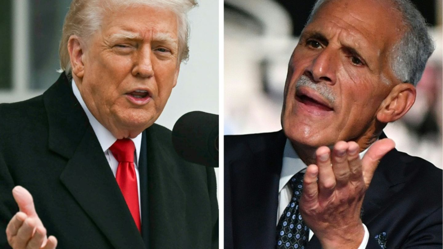 Donald Trump (l.) und Nasry Asfura