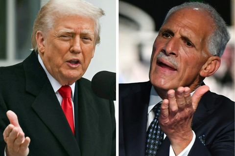 Donald Trump (l.) und Nasry Asfura