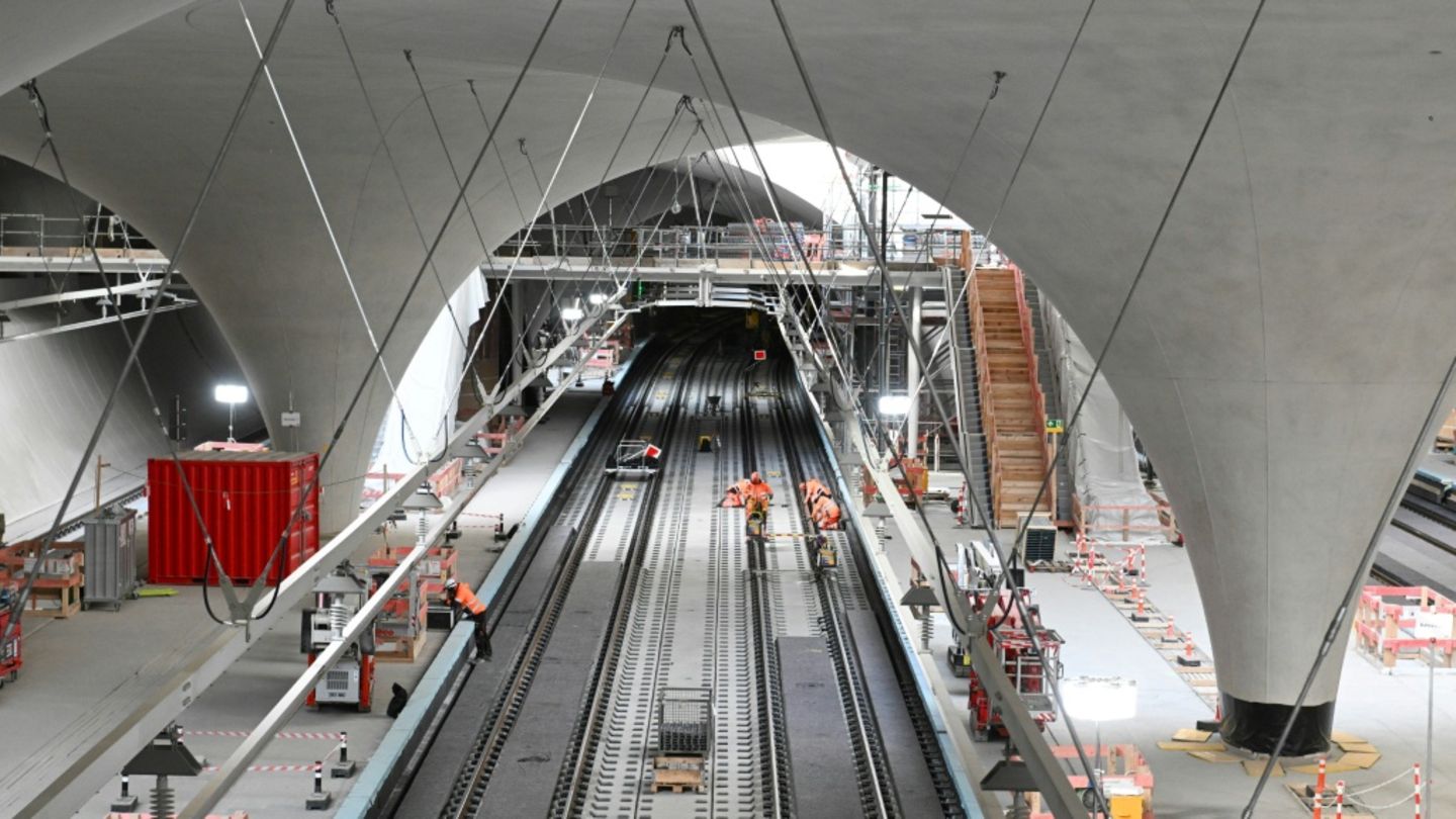 Baustelle von Stuttgart 21