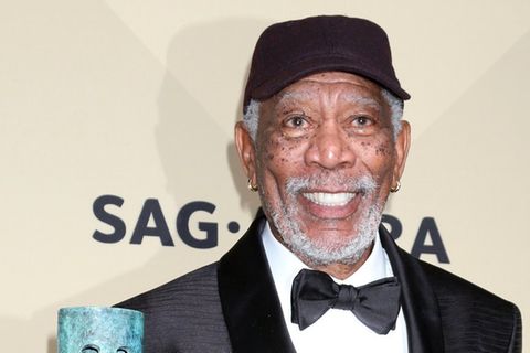 Blickt in Sachen Karriere und in Sachen Liebe positiv in die Zukunft: Morgan Freeman.
