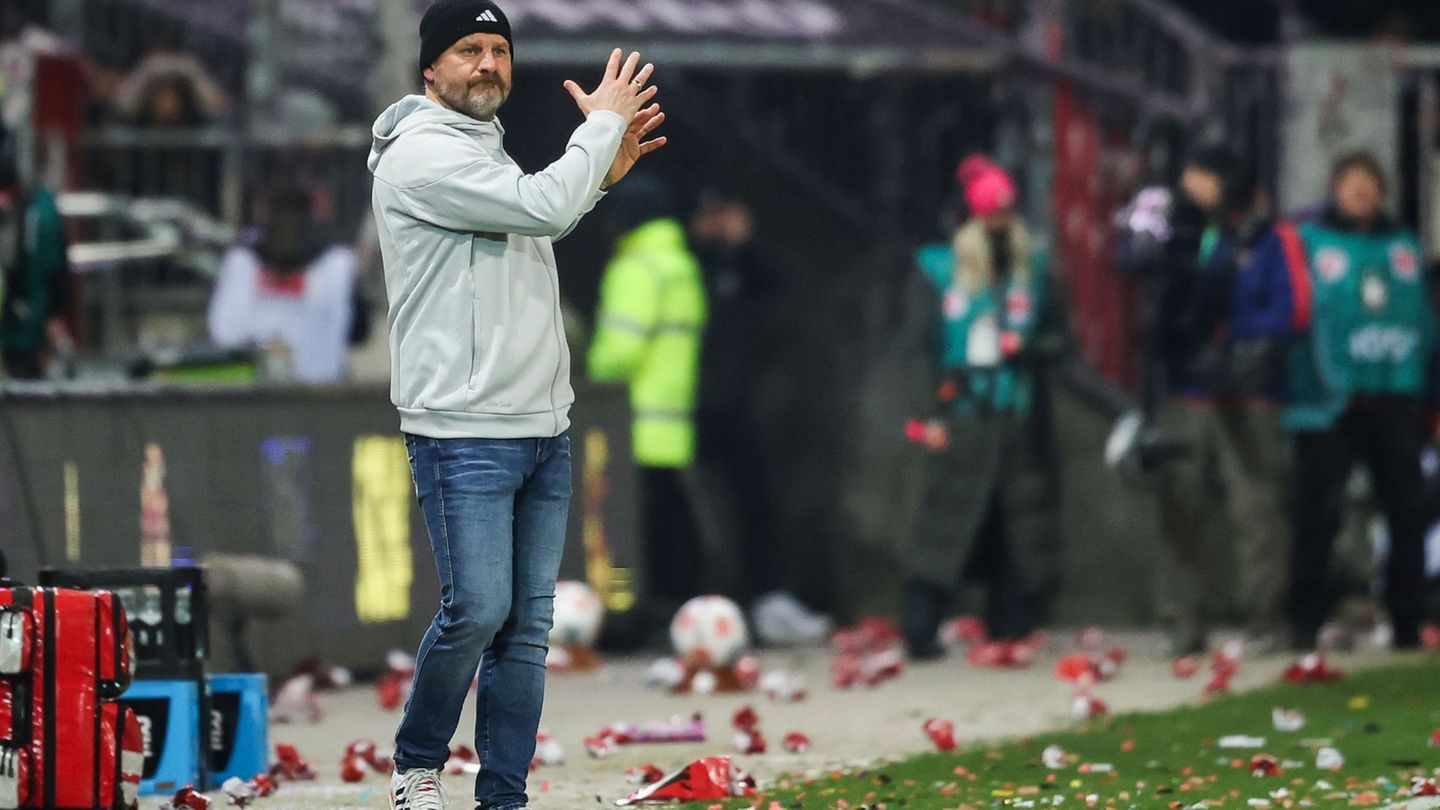 Union-Trainer Steffen Baumgart. (Archiv) Foto: Christian Charisius/dpa