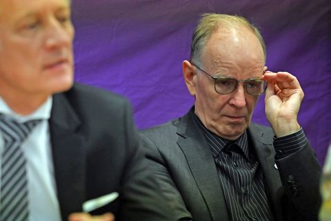 Besonders die Aufarbeitung sexualisierter Gewalt beschäftigt bei der Landessynode Präsident Matthias Kannengießer (links) und La