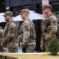 Nationalgardisten in Washingtons Straßen