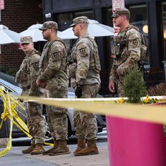 Nationalgardisten in Washingtons Straßen