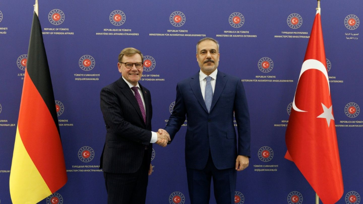 Wadephul (l.) und Fidan im Oktober in Ankara