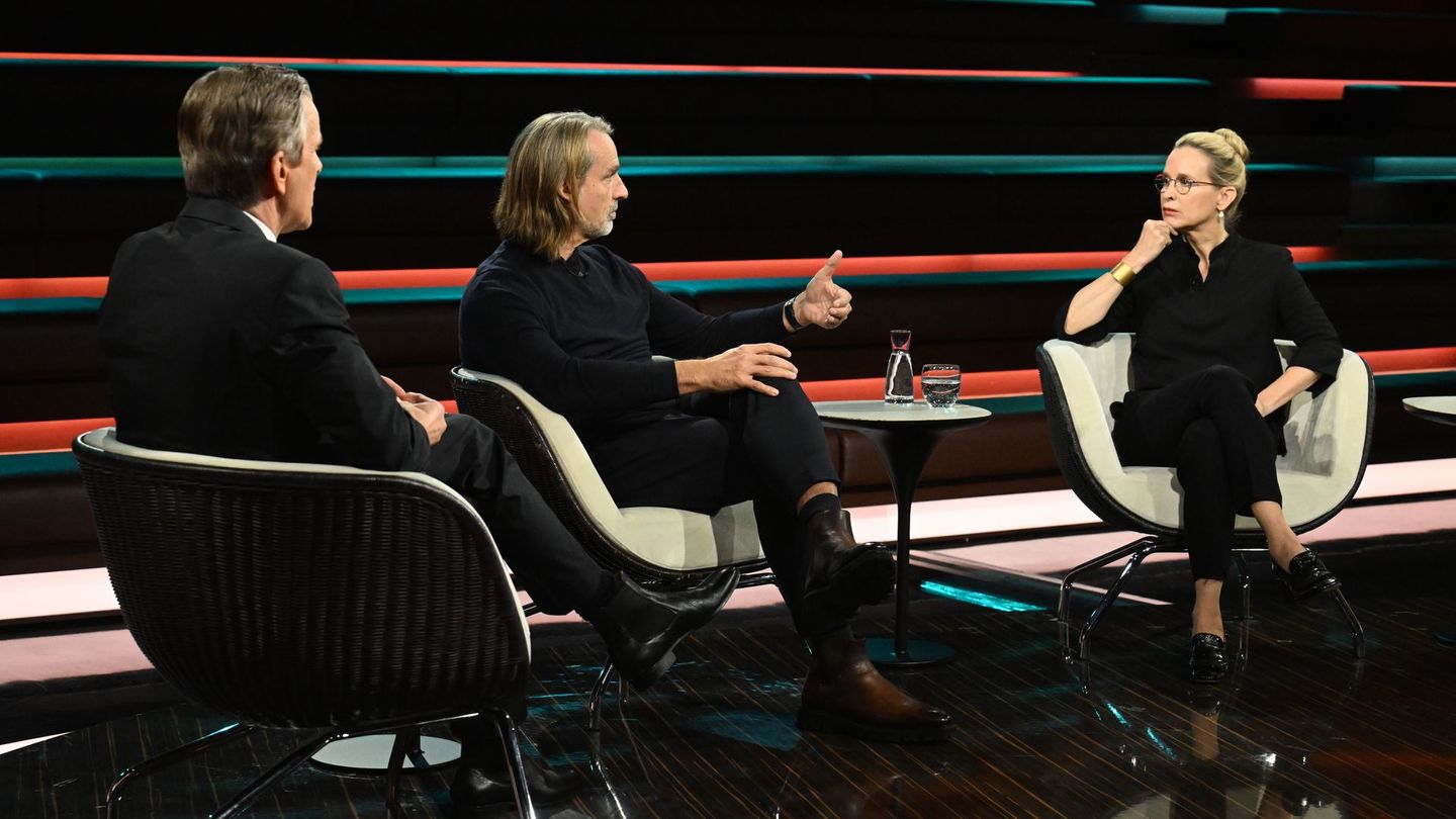 Markus Lanz (links) hatte unter anderem Richard David Precht und Frauke Brosius-Gersdorf zu Gast.