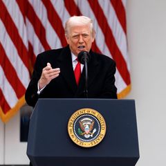 US-Präsident Donald Trump bei einer Rede