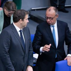 Rente: Friedrich Merz und Lars Klingbeil