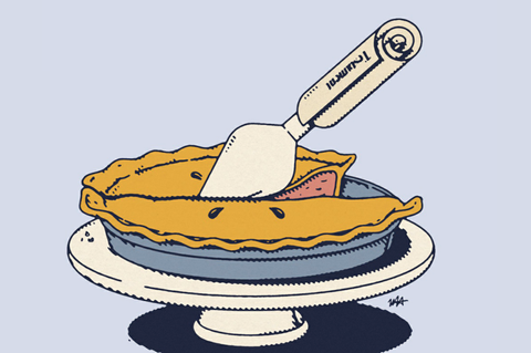 Egal wie groß der Kuchen ist, ihn gerecht zu teilen fällt nicht leicht