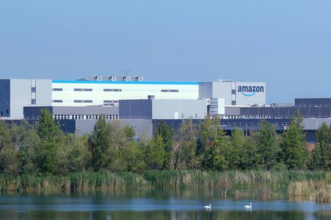 Das Amazon-Logistikzentrum in Erfurt