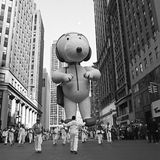 Snoopy als Heliumballon bei der Parade 1974