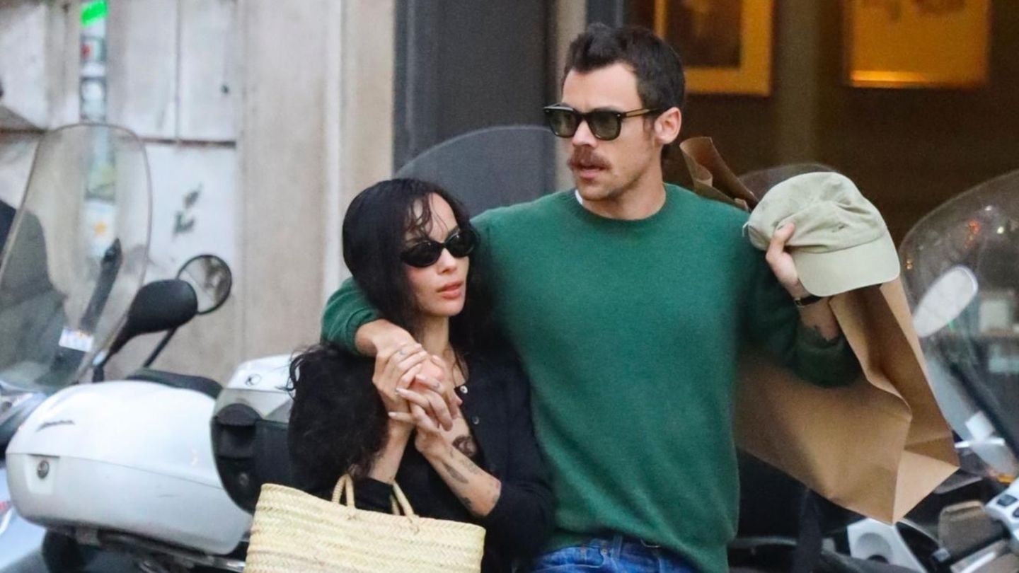 Zoe Kravitz Arm in Arm mit Harry Styles