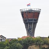 Ein kroatischer Wasserturm