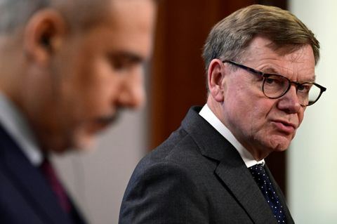 Wadephul (r.) und Fidan in Berlin